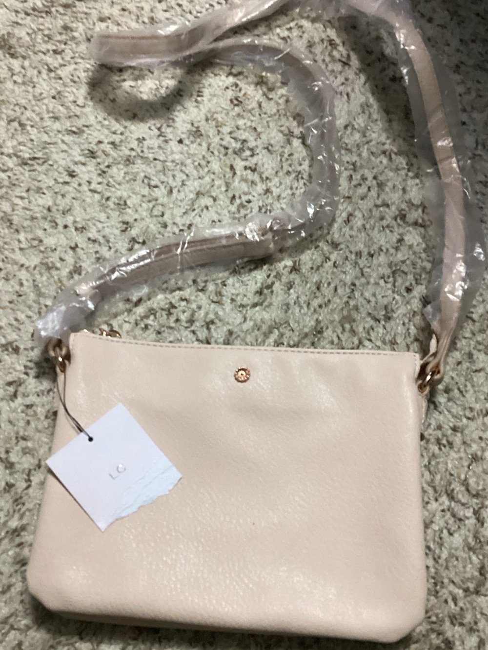 LC Lauren Conrad Blush Pink Crossbody Bag